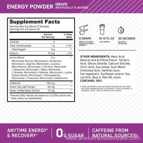 Amino Energy Pre Workout Improve Energy Powder